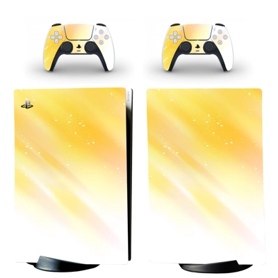 Gradient Color decal skin for PS5 Digital Console and two .. Gradient Color decal skin for PS5 Digital Console and two ..