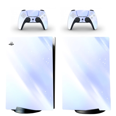 Gradient Color decal skin for PS5 Digital Console and two Controllers