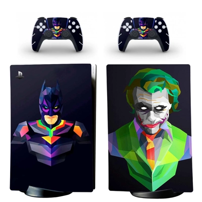 The Joker decal skin for PS5 Digital Console and two Controllers
