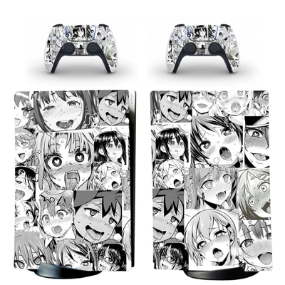 Anime Wallpaper decal skin for PS5 Digital Console and two.. Anime Wallpaper decal skin for PS5 Digital Console and two..