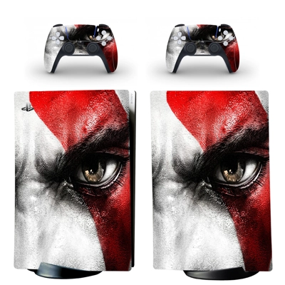 God of War decal skin for PS5 Digital Console and two Controllers