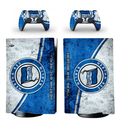 Hertha Berlin FC decal skin for PS5 Digital Console and tw.. Hertha Berlin FC decal skin for PS5 Digital Console and tw..