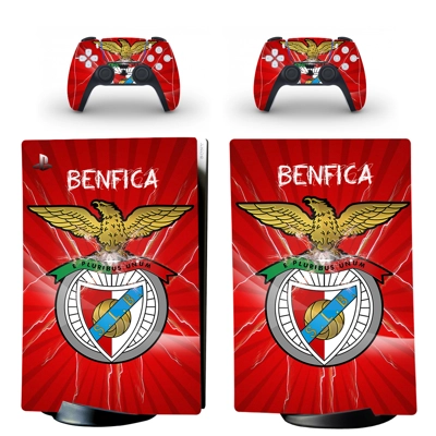 Benfica FC decal skin for PS5 Digital Console and two Cont..