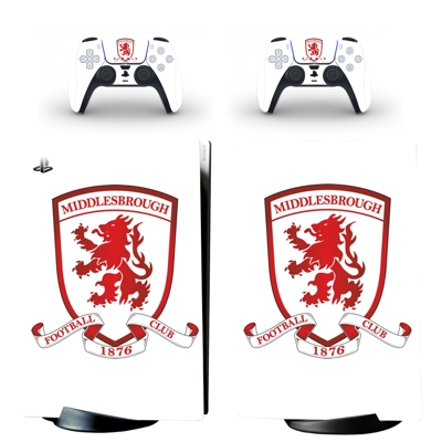 Middlesbrough FC decal skin for PS5 Digital Console and tw.. Middlesbrough FC decal skin for PS5 Digital Console and tw..