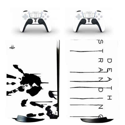 Death stranding decal skin for PS5 Digital Console and two Controllers