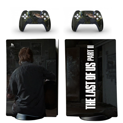 The Last of us 2 decal skin for PS5 Digital Console and two Controllers
