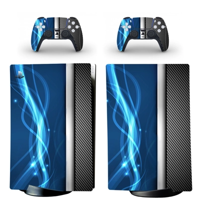 Digital Texture decal skin for PS5 Digital Console and two..