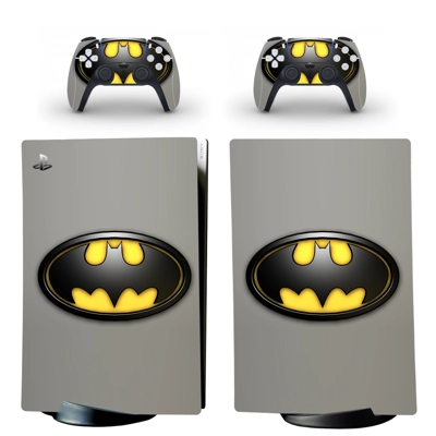 Batman decal skin for PS5 Digital Console and two Controllers