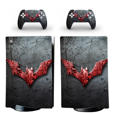 Batman decal skin for PS5 Digital Console and two Controll.. Batman decal skin for PS5 Digital Console and two Controll..