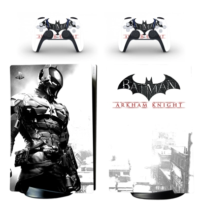 Batman decal skin for PS5 Digital Console and two Controllers