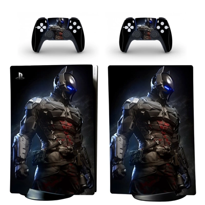 Batman decal skin for PS5 Digital Console and two Controll.. Batman decal skin for PS5 Digital Console and two Controll..