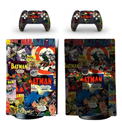 Batman decal skin for PS5 Digital Console and two Controll.. Batman decal skin for PS5 Digital Console and two Controll..