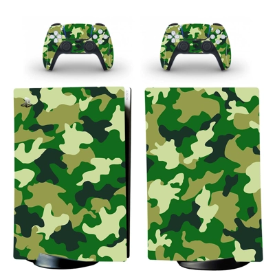 Camouflage Texture decal skin for PS5 Digital Console and .. Camouflage Texture decal skin for PS5 Digital Console and ..