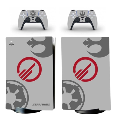 Star Wars decal skin for PS5 Digital Console and two Contr.. Star Wars decal skin for PS5 Digital Console and two Contr..