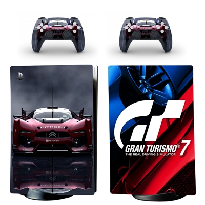 GT racing decal skin for PS5 Digital Console and two Contr.. GT racing decal skin for PS5 Digital Console and two Contr..