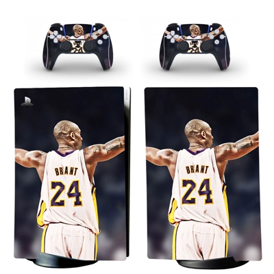 Kobe Bryant decal skin for PS5 Digital Console and two Con.. Kobe Bryant decal skin for PS5 Digital Console and two Con..