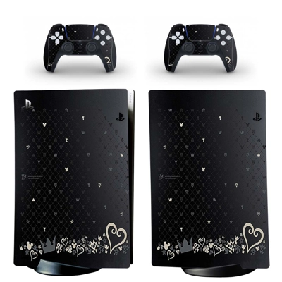 Kingdom hearts decal skin for PS5 Digital Console and two Controllers