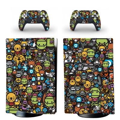Graffiti decal skin for PS5 Digital Console and two Contro.. Graffiti decal skin for PS5 Digital Console and two Contro..