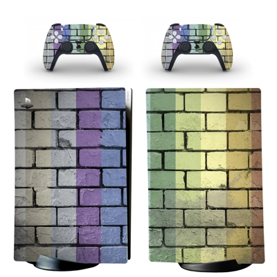 Brick Wall decal skin for PS5 Digital Console and two Cont.. Brick Wall decal skin for PS5 Digital Console and two Cont..