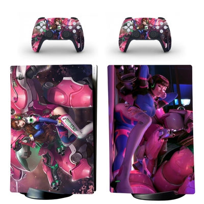 Overwatch decal skin for PS5 Digital Console and two Contr.. Overwatch decal skin for PS5 Digital Console and two Contr..