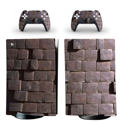 Brick Wall decal skin for PS5 Digital Console and two Cont.. Brick Wall decal skin for PS5 Digital Console and two Cont..