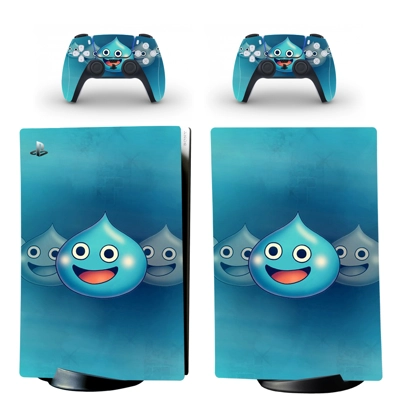 Dragon Quest decal skin for PS5 Digital Console and two Co.. Dragon Quest decal skin for PS5 Digital Console and two Co..