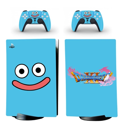 Dragon Quest decal skin for PS5 Digital Console and two Co.. Dragon Quest decal skin for PS5 Digital Console and two Co..