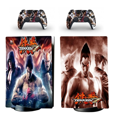 Tekken 7 decal skin for PS5 Digital Console and two Contro.. Tekken 7 decal skin for PS5 Digital Console and two Contro..