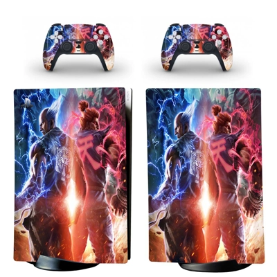 Tekken 7 decal skin for PS5 Digital Console and two Contro.. Tekken 7 decal skin for PS5 Digital Console and two Contro..