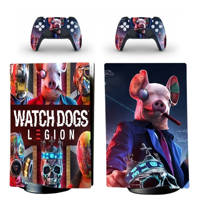 Watch Dogs Legion decal skin for PS5 Digital Console and t.. Watch Dogs Legion decal skin for PS5 Digital Console and t..