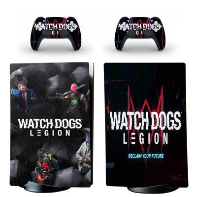 Watch Dogs Legion decal skin for PS5 Digital Console and t.. Watch Dogs Legion decal skin for PS5 Digital Console and t..