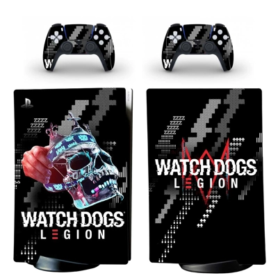 Watch Dogs Legion decal skin for PS5 Digital Console and t.. Watch Dogs Legion decal skin for PS5 Digital Console and t..