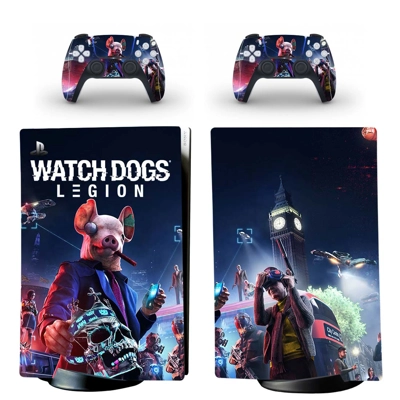 Watch Dogs Legion decal skin for PS5 Digital Console and t.. Watch Dogs Legion decal skin for PS5 Digital Console and t..