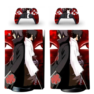 Naruto decal skin for PS5 Digital Console and two Controll.. Naruto decal skin for PS5 Digital Console and two Controll..