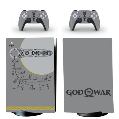 God of War decal skin for PS5 Digital Console and two Controllers