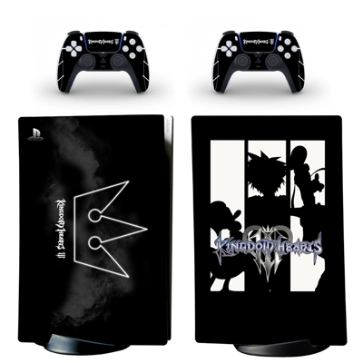 Kingdom Hearts 3 decal skin for PS5 Digital Console and two Controllers