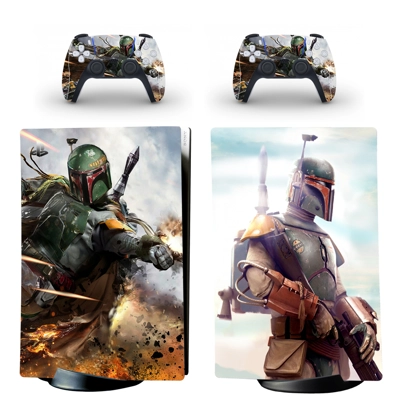 The Mandalorian decal skin for PS5 Digital Console and two Controllers