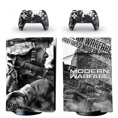 Modern Warfare decal skin for PS5 Digital Console and two .. Modern Warfare decal skin for PS5 Digital Console and two ..
