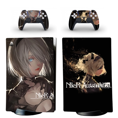 Nier Automata decal skin for PS5 Digital Console and two Controllers