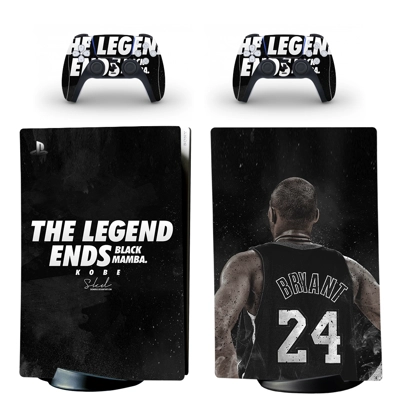 Kobe Bryant decal skin for PS5 Digital Console and two Controllers