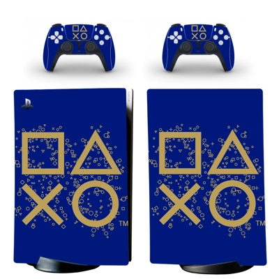 Classic decal skin for PS5 Digital Console and two Control..