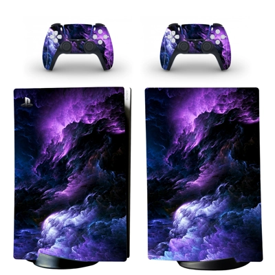 Sky Scene decal skin for PS5 Digital Console and two Contr.. Sky Scene decal skin for PS5 Digital Console and two Contr..