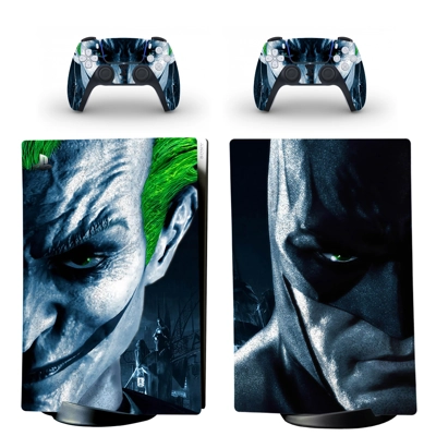 The Joker decal skin for PS5 Digital Console and two Controllers