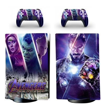 Avengers Endgame decal skin for PS5 Digital Console and tw..
