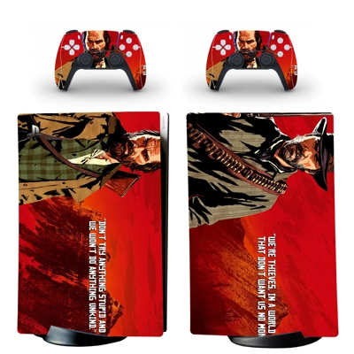 Red Dead Redemption 2 decal skin for PS5 Digital Console a.. Red Dead Redemption 2 decal skin for PS5 Digital Console a..
