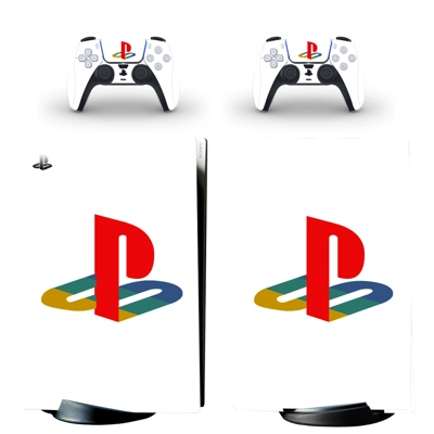 Classic decal skin for PS5 Digital Console and two Control..