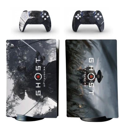 Ghost of Tsushima decal skin for PS5 Digital Console and t.. Ghost of Tsushima decal skin for PS5 Digital Console and t..