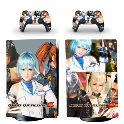 Dead or Alive 6 decal skin for PS5 Digital Console and two.. Dead or Alive 6 decal skin for PS5 Digital Console and two..