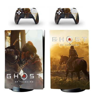 Ghost of Tsushima decal skin for PS5 Digital Console and t..