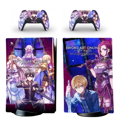 Sword Art Online decal skin for PS5 Digital Console and tw.. Sword Art Online decal skin for PS5 Digital Console and tw..